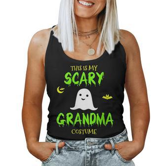 This Is My Scary Grandma Costume Halloween Lazy Easy Women Tank Top | Mazezy UK