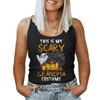 This Is My Scary Grandma Halloween Costume Women Tank Top | Mazezy