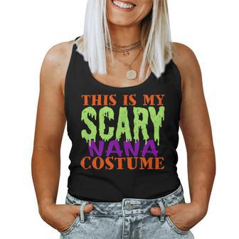 This Is My Scary Nana Costume Halloween Grandma Women Tank Top | Mazezy UK