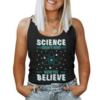 Science Teacher Atom Chemists School Educator Instructor Women Tank Top | Mazezy UK