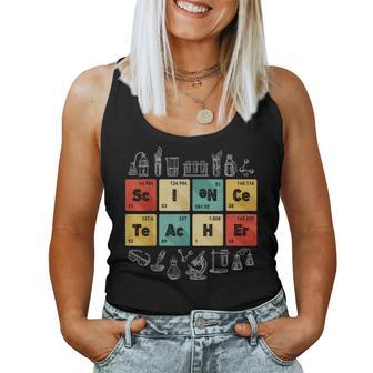 Science Teacher Chemistry Periodic Table Of Elements Women Tank Top | Mazezy