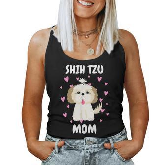 Shih Tzu Mom Mummy Mama Mum Mommy Mother's Day Mother Owner Women Tank Top | Mazezy