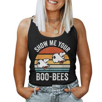 Show Me Your Boo Bees Scary Halloween Insect Women Tank Top | Mazezy