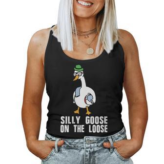 Silly Goose On The Loose Silly Goose Beach Ball Women Tank Top | Mazezy