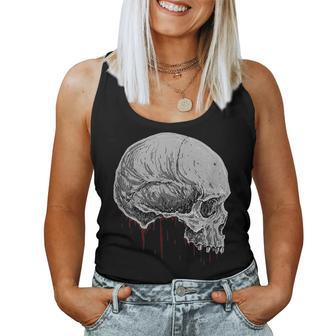 Skull Men Graphic Womens Y2k Gothic Rock Women Tank Top | Mazezy