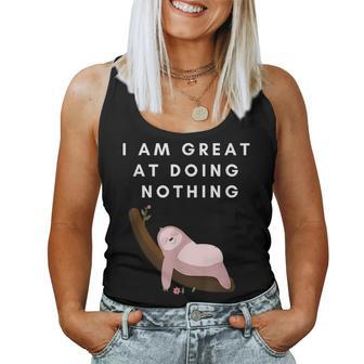 Sloth And Cute Women Tank Top | Mazezy