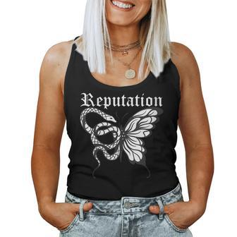 Snake Reputation In The World Butterfly And Snake Women Tank Top - Seseable