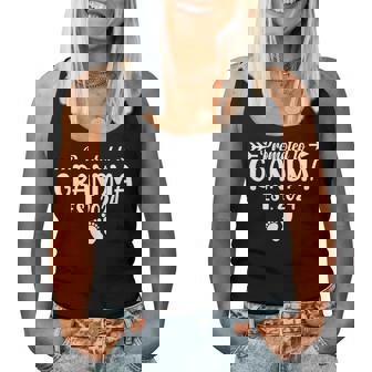 Soon To Be Grandma 2024 Promoted To Grandma Est 2024 For Grandma Women Tank Top | Mazezy