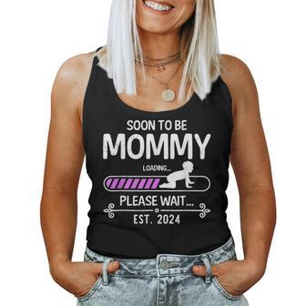 Soon To Be Mommy 2024 First Time Mom Pregnancy Women Tank Top - Thegiftio UK