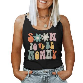 Soon To Be Mommy Pregnancy Announcement Mom To Be Women Tank Top | Mazezy
