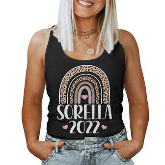 Sorella 2022 Italian Sister Announcement Leopard Rainbow Women Tank Top | Mazezy