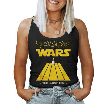 Spare Wars Last Pin Bowling Bowler Bowling Player Women Tank Top - Seseable