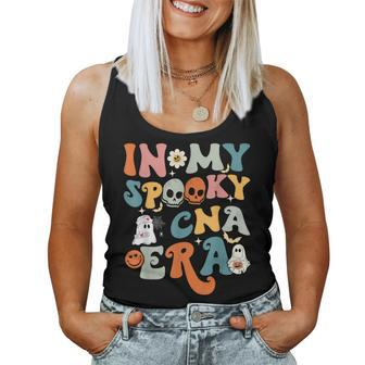 In My Spooky Cna Era Ghost Boo Cna Nurse Nursing Halloween Women Tank Top | Mazezy