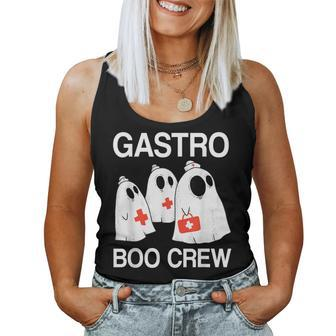 Spooky Gastro Boo Crew Halloween Costume Gi Nurse Women Tank Top - Monsterry CA