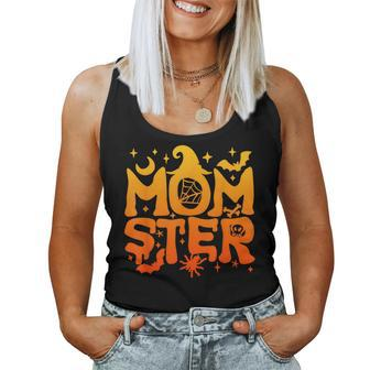 Spooky Halloween Momster Spooky Monster Mom Family Matching Women Tank Top | Mazezy