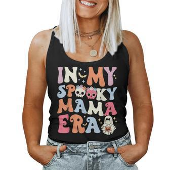 In My Spooky Mama Era Halloween Groovy Witchy Spooky Mom Women Tank Top - Seseable