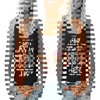 Spooky Season Latte Fall Halloween Scary Until I Get Coffee For Coffee Lovers Women Tank Top | Mazezy