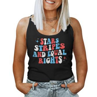 Stars Stripes And Equal Rights 4Th Of July Womens Rights Women Tank Top | Mazezy