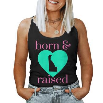 State Of Delaware Pride Born & Raised Home Simply Trendy Women Tank Top | Mazezy