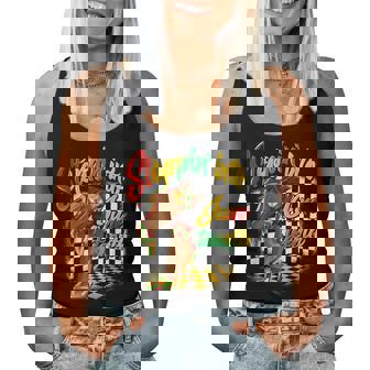 Stepping Into Junenth Like My Ancestors High Heel Women Women Tank Top | Mazezy