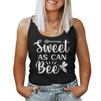 Sweet As Can Bee Women Tank Top - Seseable