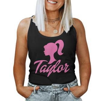 Taylor First Name-D Boy Girl Baby Birth-Day Women Tank Top | Mazezy