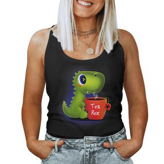 Tea Rex Women Tank Top | Mazezy