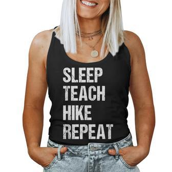 Teacher Hiking Teaching Hiker T Women Tank Top | Mazezy