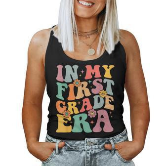 Teacher In My First Grade Era Back To School First Day Women Tank Top Weekend Graphic - Monsterry