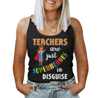 Teachers Are Superheroes Graduation School Teachers Women Tank Top | Mazezy