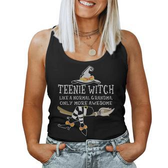 Teenie Witch Grandma Gift Nie Witch Only More Awesome Women Tank Top Weekend Graphic - Seseable
