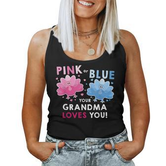Thanksgiving Baby Shower Gender Reveal Grandma Women Tank Top | Mazezy
