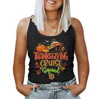 Thanksgiving Cruise Squad Family Vacation Fall Trip Matching Women Tank Top | Mazezy DE