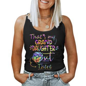That's My Granddaughter Out There Volleyball For Grandma Women Tank Top - Monsterry CA