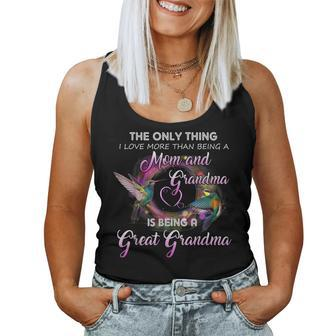 The Only Thing I Love More Than Being A Mom And Grandma Women Tank Top Basic Casual Daily Weekend Graphic - Thegiftio UK