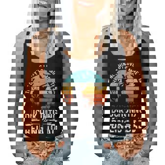 The Only Thing I Love More Than Duck Hunting Is Being A Dad Women Tank Top Basic Casual Daily Weekend Graphic - Thegiftio UK
