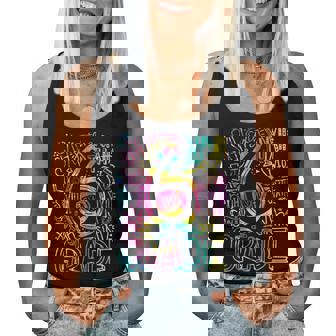 Tie Dye 6Th Grade Typography Team 6Th Grade Teacher Women Tank Top | Mazezy