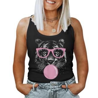 Womens Tiger Tiger Face Wild Animal Cute Tiger For Women Women Tank Top | Mazezy