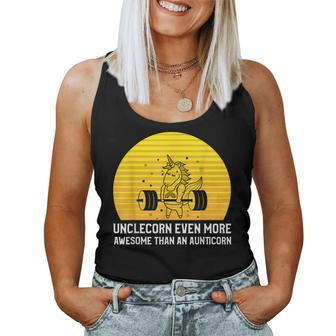 Unclecorn Like A Aunticorn Only More Awesome Unicorn Women Tank Top Basic Casual Daily Weekend Graphic - Thegiftio UK