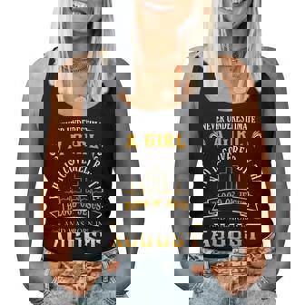 Never Underestimate An August Girl Covered By Blood Of Jesus Women Tank Top - Thegiftio