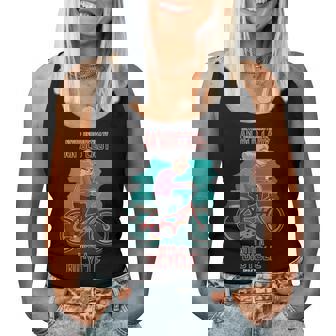 Never Underestimate An Old Lady With A Bike Women Tank Top | Mazezy