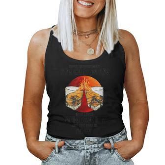 Never Underestimate An Old May Man Who Loves Whiskey Women Tank Top - Seseable
