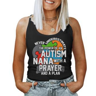 Never Underestimate The Power Of An Autism Nana T Autism Women Tank Top | Mazezy