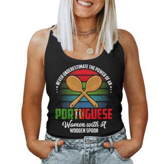 Never Underestimate The Power Of An Portuguese Woman Women Tank Top - Monsterry