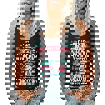 Never Underestimate A Woman With Scrapbooking Skills Women Tank Top - Monsterry