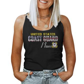 United States Flag American Coast Guard Wife Veteran Day Veteran Women Tank Top | Mazezy CA