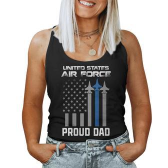Us Air-Force Proud Dad Proud Air-Force Dad Men Fathers Day Women Tank Top | Mazezy