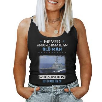 Uss Chafee Ddg-90 Destroyer Class Veterans Day Father Day Women Tank Top Basic Casual Daily Weekend Graphic - Thegiftio UK