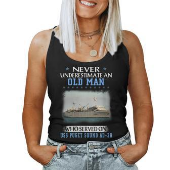 Uss Puget Sound Ad-38 Veterans Day Father Day Women Tank Top Basic Casual Daily Weekend Graphic - Thegiftio UK