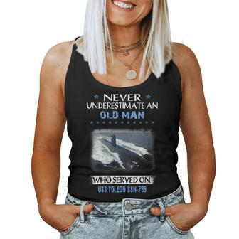 Uss Toledo Ssn-769 Submarine Veterans Day Father Day Women Tank Top Basic Casual Daily Weekend Graphic - Thegiftio UK